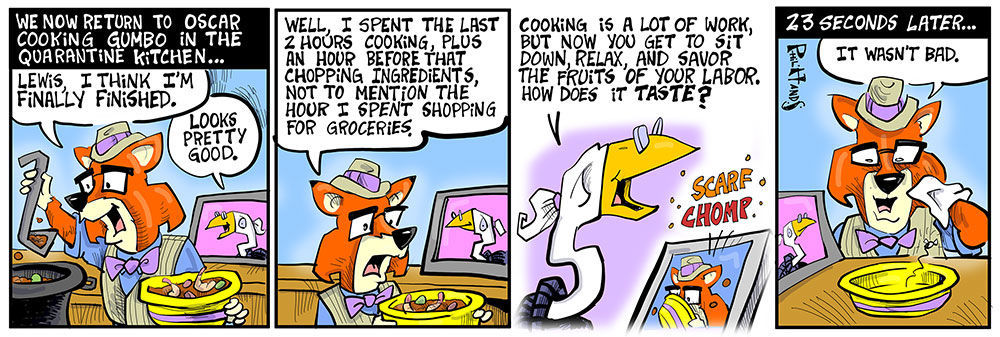 Quarantine Kitchen: Gone in 23 seconds